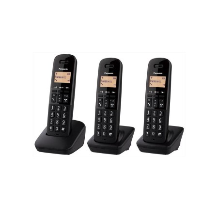 PANASONIC KX-TGB613JTB - TELEFONO CORDLESS STANDARD DECT TRIO - NERO