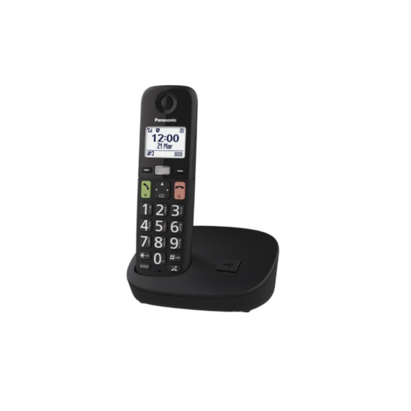 PANASONIC KX-TGU110EXB - TELEFONO CORDLESS STANDARD DECT - NERO