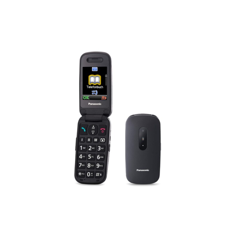 PANASONIC KX-TU446EXB -TELEFONO FACILE UTILIZZO CONCHIGLIA - NERO