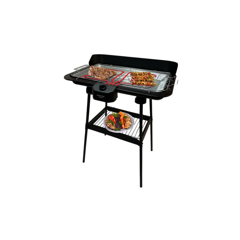 JOHNSON SABOR KIT - BARBECUE ELETTRICO 2200W CON GAMBE