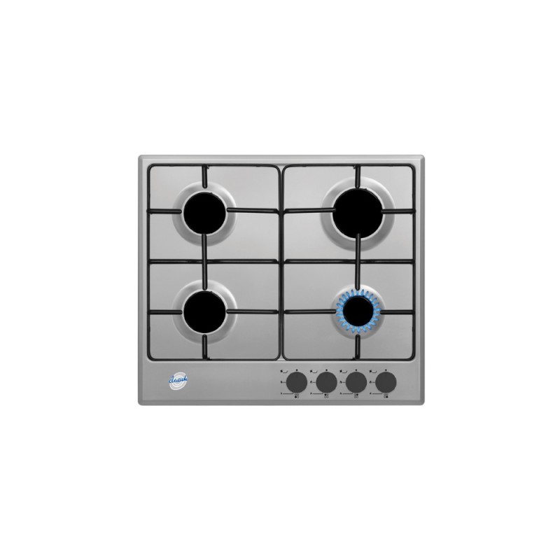 DUCATI SDPC64F PIANO COTTURA 4 FUOCHI IN ACCIAIO INOX COMANDI FRONTALI