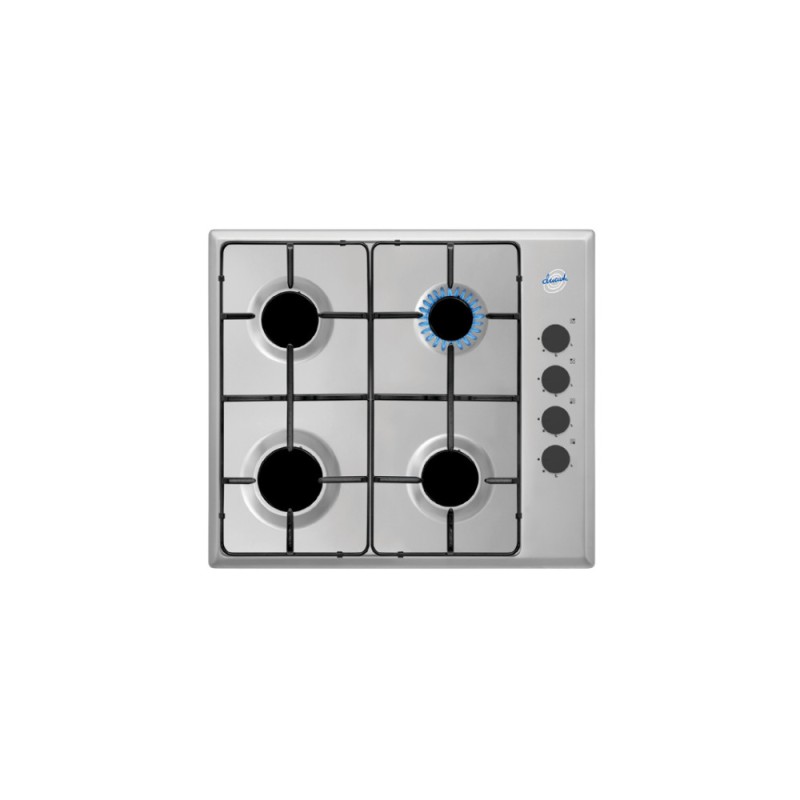 DUCATI SDPC64L PIANO COTTURA 4 FUOCHI IN ACCIAIO INOX COMANDI LATERALI