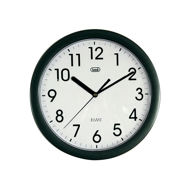 TREVI OM 3301 OROLOGIO DA PARETE 25 CM COL. NERO