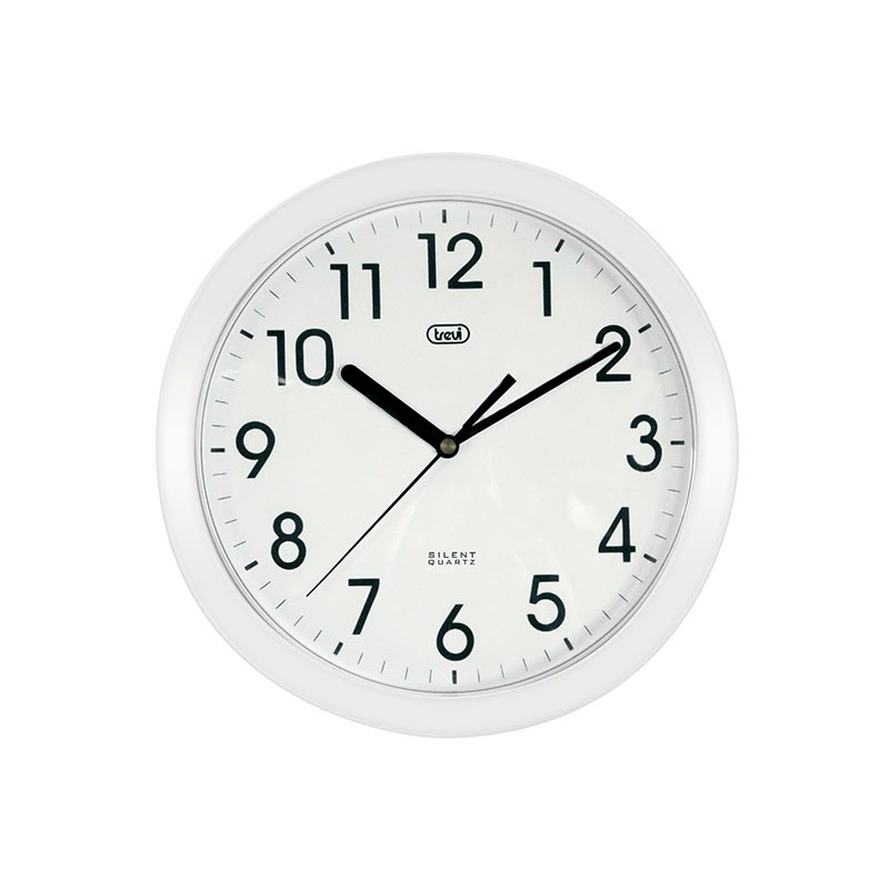 TREVI OM 3301 OROLOGIO DA PARETE 25 CM COL. BIANCO
