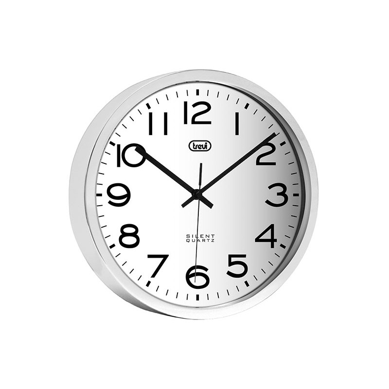 TREVI OM 3318 S OROLOGIO MURO 30CM SILVER