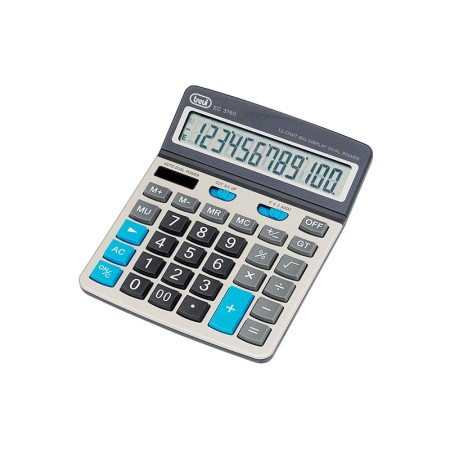 TREVI EC 3780 CALCOLATRICE ELETTRONICA DA TAVOLO COL. SILVER