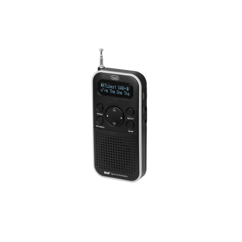 TREVI DAB 7F90 R RADIO PORTATILE DAB / DAB+ / FM NERO