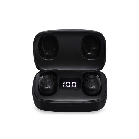 TREVI HMP 12E04 AIRBUDS CUFFIE AURICOLARI BLUETOOTH WIRELESS NERO