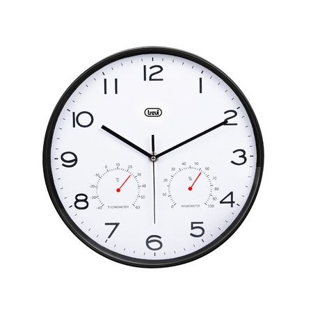 TREVI OM 3510 T OROLOGIO DA PARETE CON TERMOMETRO E IGROMETRO 30 CM
