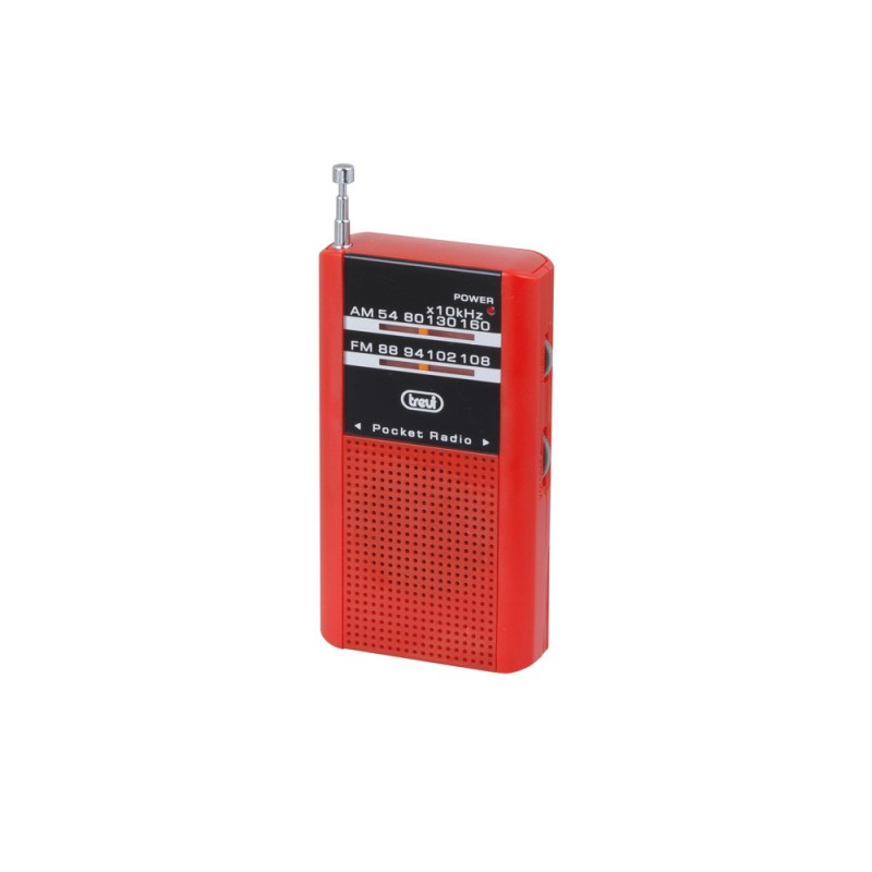 RA 712 Trevi Radio Portatile AM/FM Col. Rosso