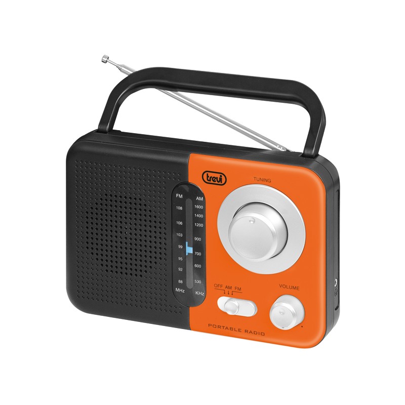 TREVI RA 768 S RADIO PORTATILE AC/DC ARANCIO