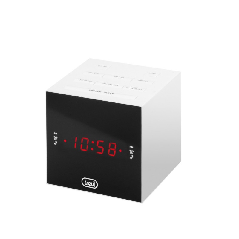 RADIOSVEGLIA ELETTRONICA TREVI RC 855 C BIANCO