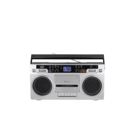 TREVI RR 504 BT RADIO REGISTRATORE BLUETOOTH A CASSETTE SILVER