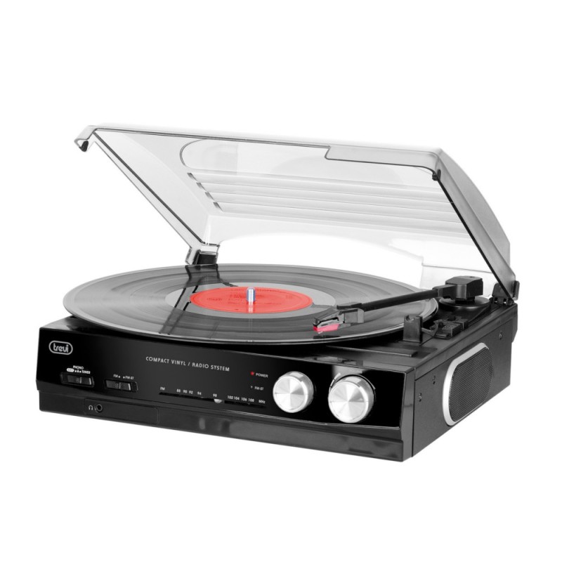 TT 1010 R GIRADISCHI CON RADIO FM NERO