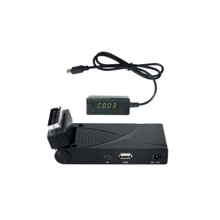 XDOME XD-210D DECODER DIG. TER. DVB-T2 HEVC 10 HD SCART/HDMI USB LAN