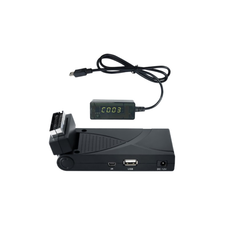 XDOME XD-210D DECODER DIG. TER. DVB-T2 HEVC 10 HD SCART/HDMI USB LAN