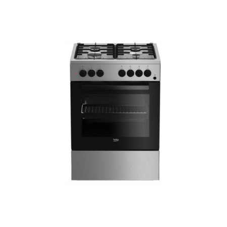 BEKO FSE62110DX CUCINA 60X60 GAS INOX FORNO ELETTRICO GRILL ELETTRICO