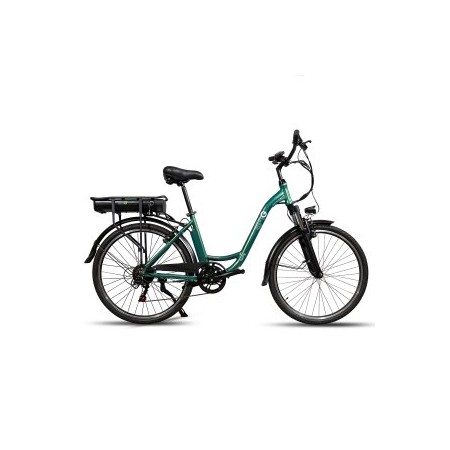 EMG FUNNY CITYBIKE 26" ALLUM. 13AH VERDE PETROLIO