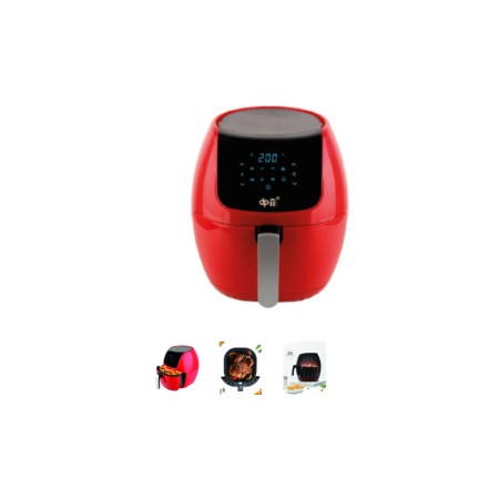 DPM YJ701 FRIGGITRICE AD ARIA DIGITALE 8 LT SYROCC 10 ROSSA