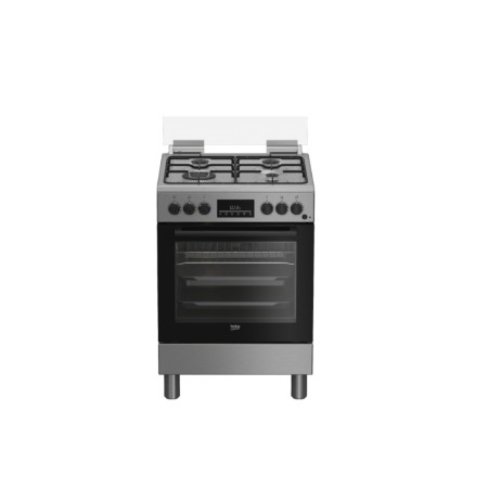 BEKO FBE62310GX CUCINA 60x60 GAS INOX FORNO ELETTRICO GRILL ELETTRICO
