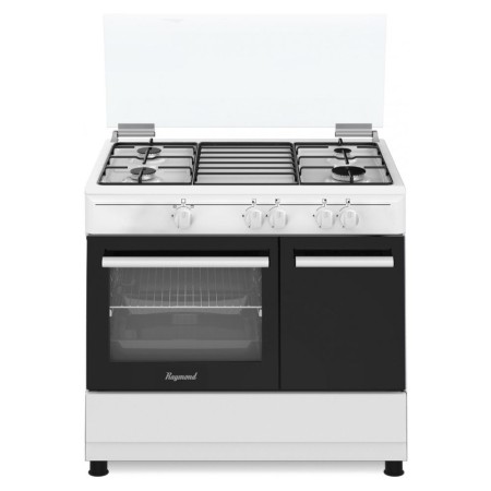 RAYMOND IKR CU96GEW CUCINA 90x60 FORNO GAS - GRILL ELETTRICO BIANCA