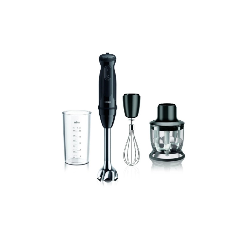 BRAUN MQ50202MBK FRULLATORE A IMMERSIONE CON ACCESSORI SERIE BLACK 100