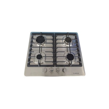 LAREL PIA.L848G PIANO COTTURA 4 FUOCHI 60 CM INOX CON GRIGLIE IN GHISA