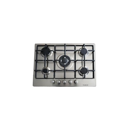 LAREL PIA.L858XG PIANO COTTURA 5 FUOCHI 70 CM INOX CON GRIGLIE IN GHIS