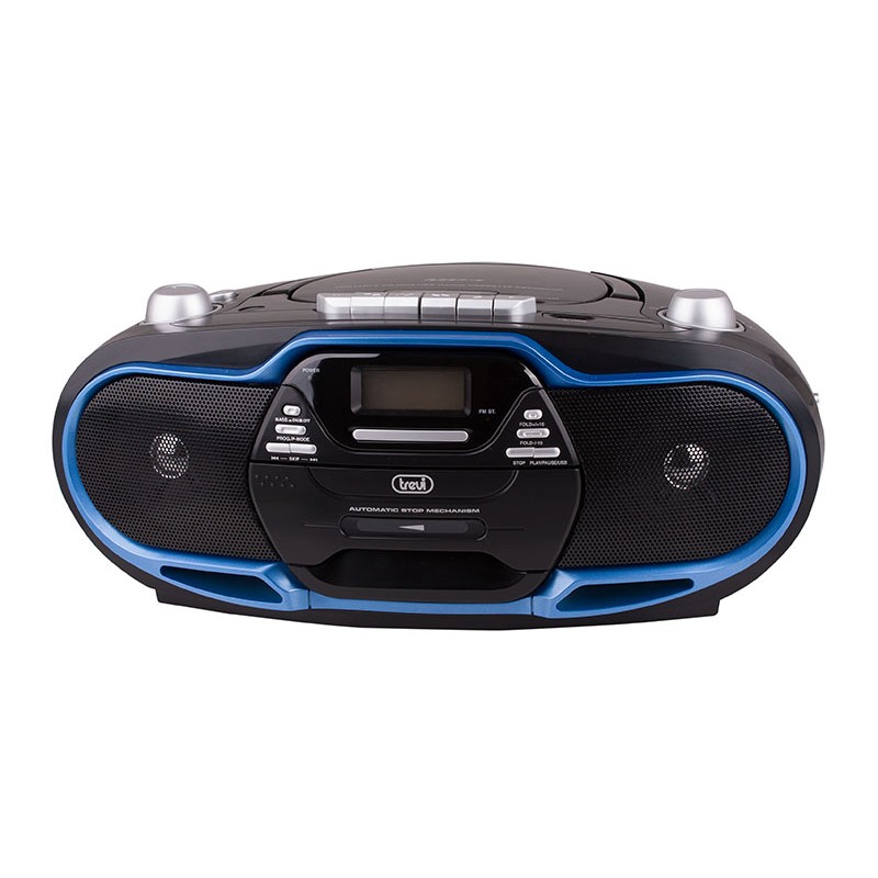 TREVI CMP 574 USB STEREO PORTATILE CON CD MP3 E USB COL. BLU