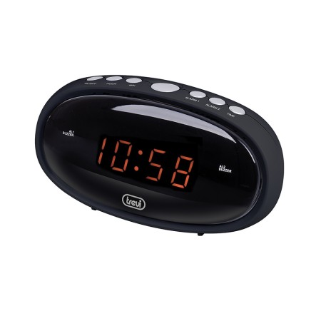 TREVI EC 880 OROLOGIO DIGITALE CON SVEGLIA NERO