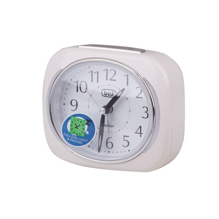 TREVI SL 3040 OROLOGIO SVEGLIA AL QUARZO COL. BIANCO