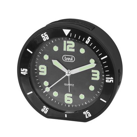 TREVI SL 3091 R OROLOGIO AL QUARZO CON SVEGLIA COL. NERO
