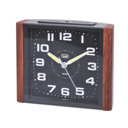 TREVI SL 3095 V OROLOGIO SVEGLIA AL QUARZO COL. LEGNO
