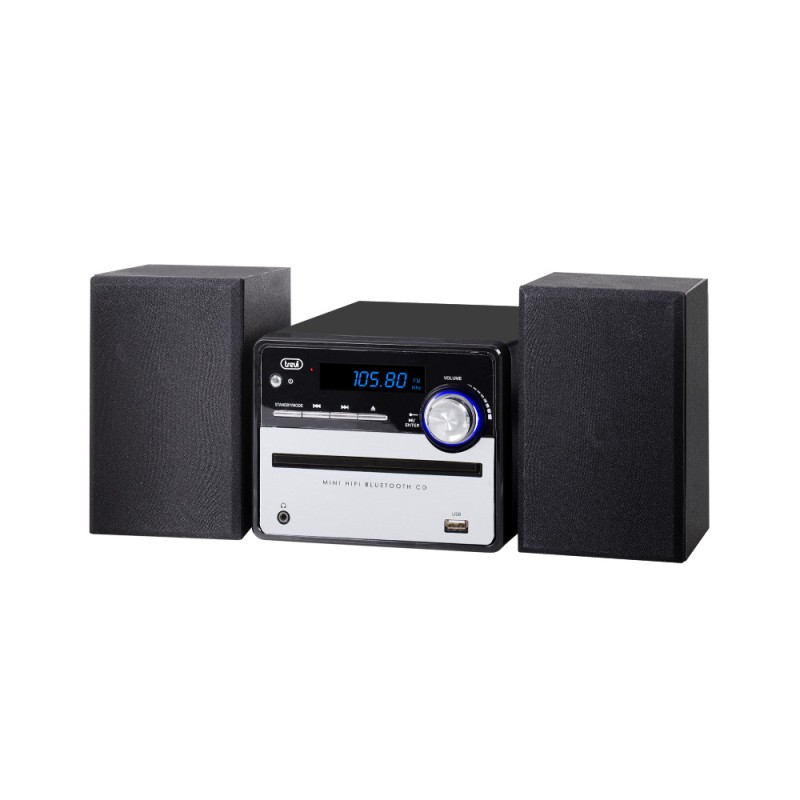 TREVI HCX 10F6 DAB SISTEMA MINI HIFI+DAB+BT+CD+USB NERO