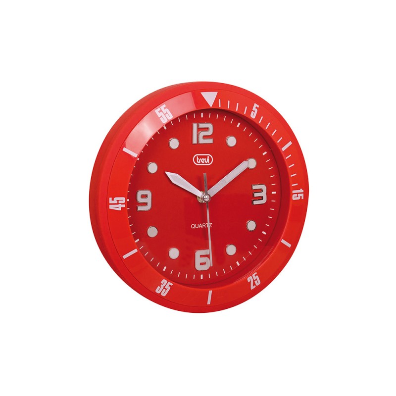 TREVI OM 3507 S OROLOGIO MURO 28 CM ROSSO