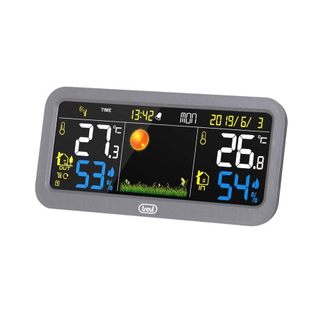 TREVI ME 3P20 RC STAZIONE METEO CON DISPLAY A COLORI E SENSORE ESTERNO