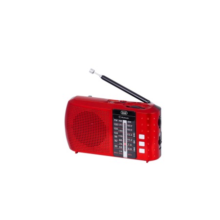 TREVI RA 7F20 BT BLUETOOTH RADIO RICARICABILE+SD ROSSO