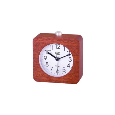 TREVI SL 3843 SVEGLIA AL QUARZO LEGNO SCURO