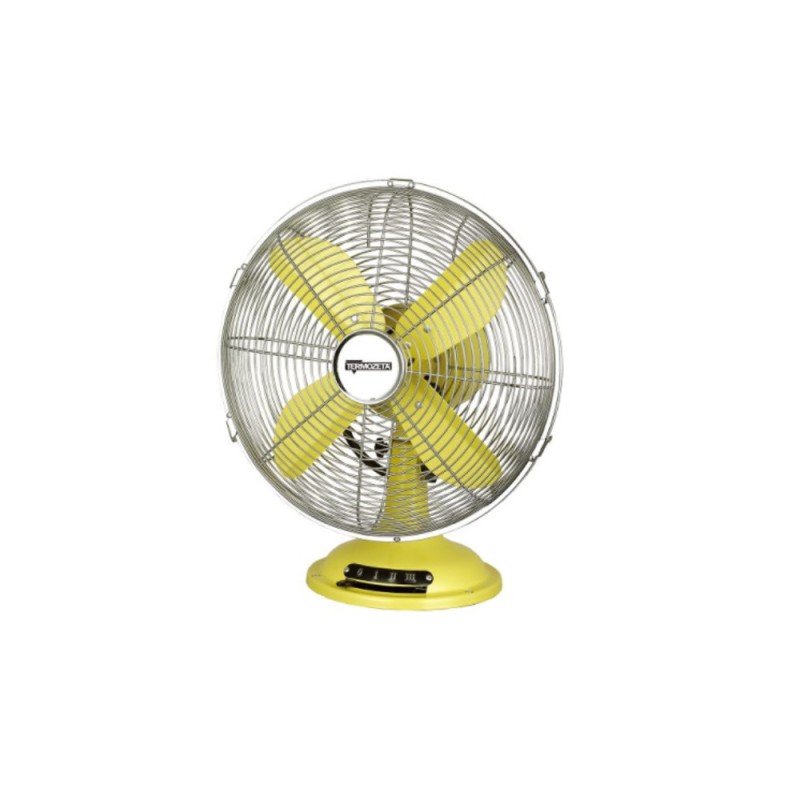TERMOZETA TZLN01Y VENTILATORE TAVOLO LONDON GIALLO