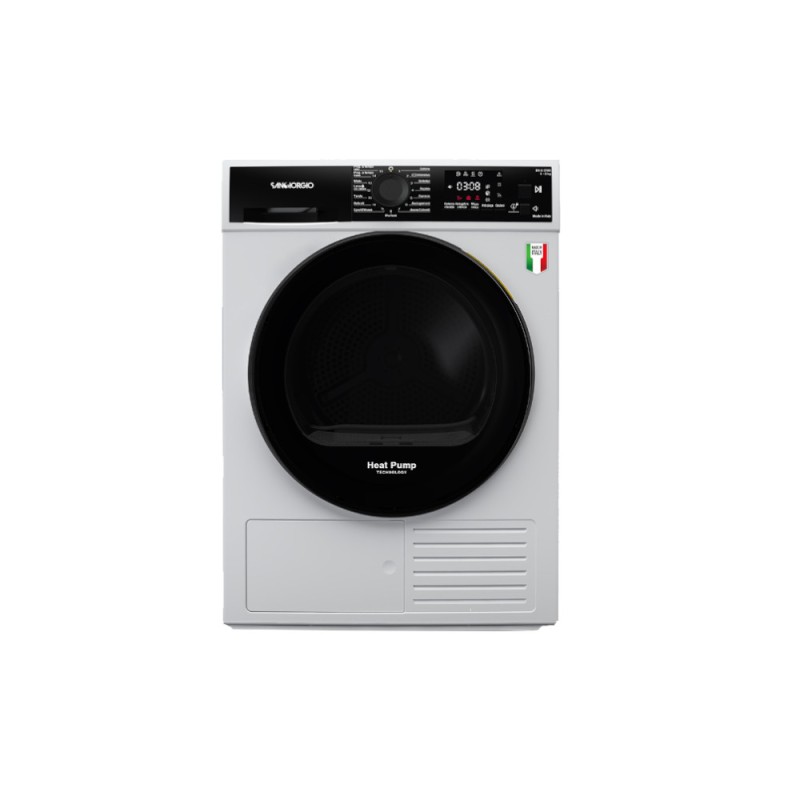 SANGIORGIO SDR9T ASCIUGATRICE POMPA CALORE 9KG INV. cl.C NERA colonna