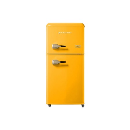 PYRAMIDEA MAMBO105O FRIGO D/P RETRO' 100 LT GIALLO OCRA CL.E