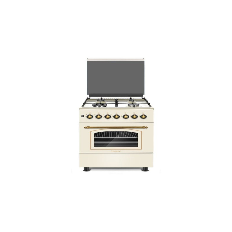 LAREL CUC.L60RBG CUCINA 60x60 PANNA RUSTICA F.NO GAS GRILL ELETT 5 FUN
