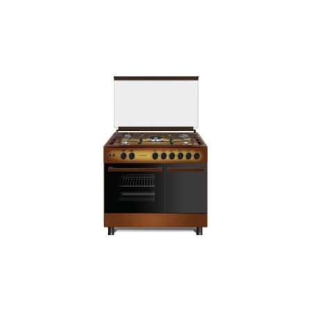 LAREL CUC.L90BT5M CUCINA 90x60 MARRONE SFUMATO F.NO ELETT GRILL ELETT