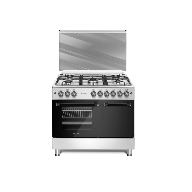 LAREL CUC.L90EXP CUCINA 90X60 INOX 5 FUOCHI