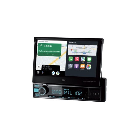 TREVI MDV 6390 DAB SISTEMA CAR VIDEO CON MONITOR DA 7" RDS+USB+AW NERO