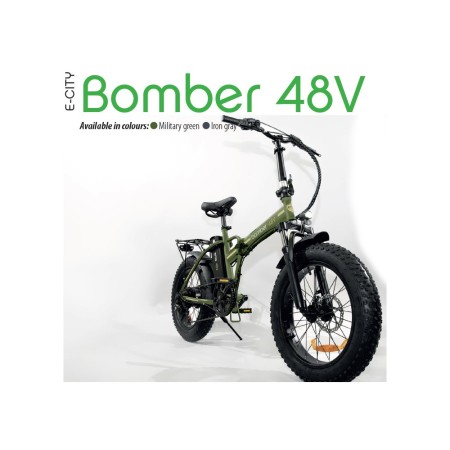 EMG FAT BIKE BOMBER 48V 13AH GREEN