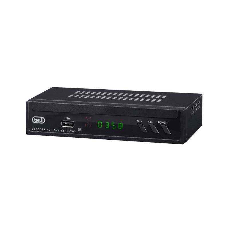 TREVI HE 3378 T2 DECODER DVBT-T2 H.265 10BIT 2 TELECOMANDI