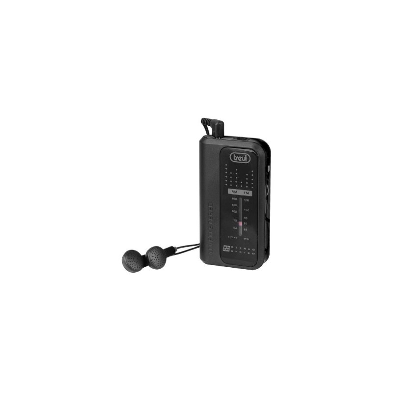 TREVI RA 738 FM MINI RADIO FM STEREO NERO