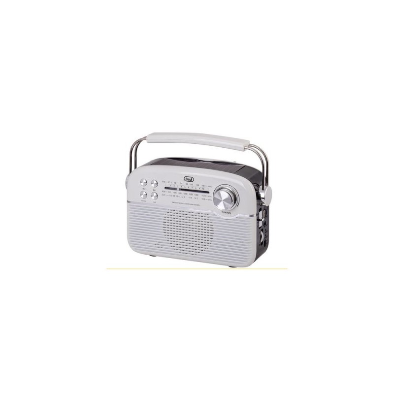 TREVI RA 7F50 BT RADIO PORTATILE SOLARE +AW +SD BIANCO