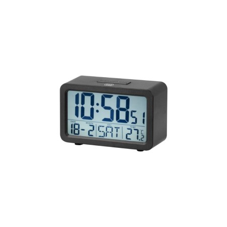 TREVI SLD 3P60 OROLOGIO DIGITALE CON SVEGLIA E TERMOMETRO NERO